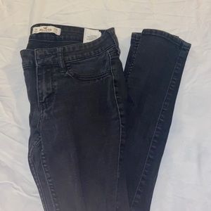hollister black skinny jeans 3 regular